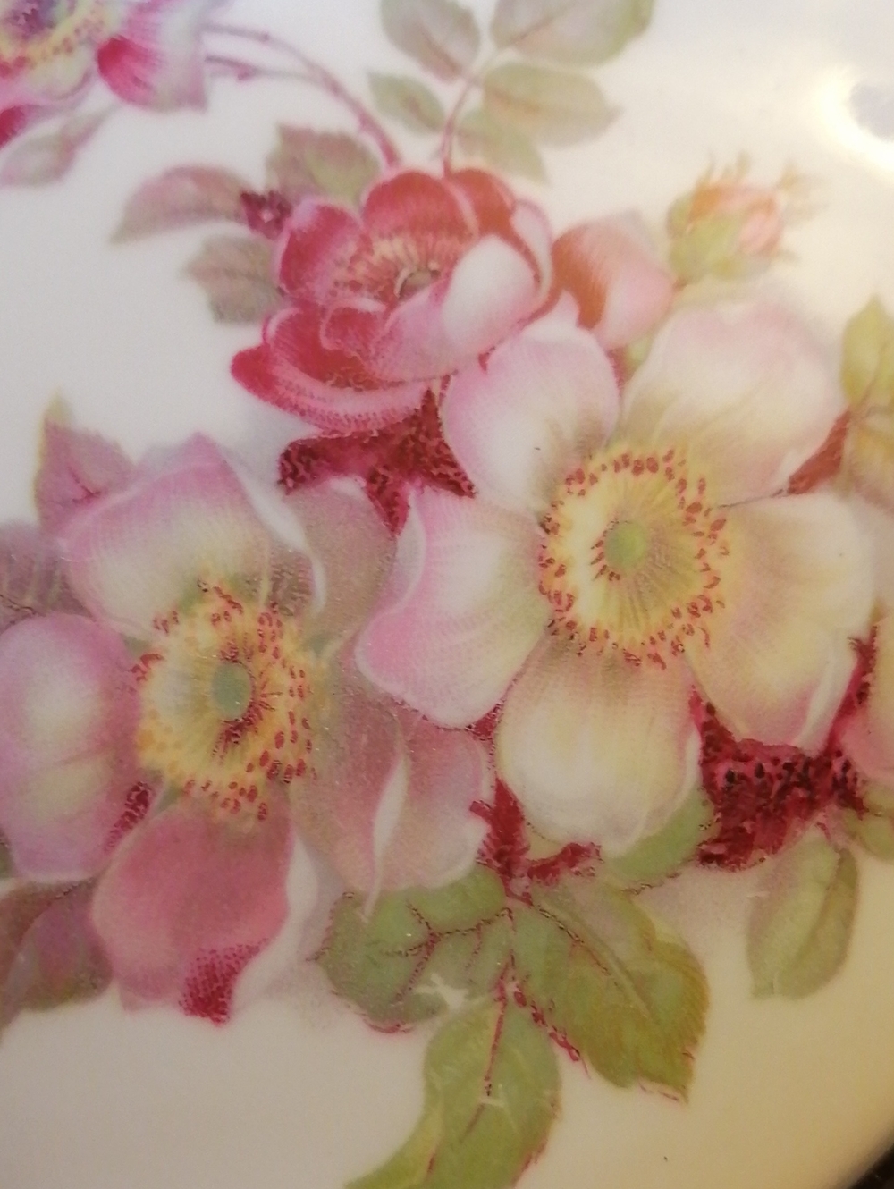 Gerold Porzellan Heart-Shaped Flora VintageTrinket Made In Bavaria West Germany